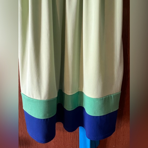 Women’s Medium Summer Blue and Green Dress - Picture 2 of 7